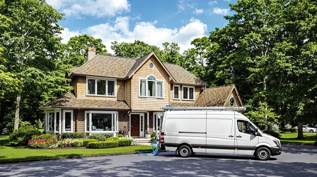 Westwood Dryer Vent Cleaning dryer vent cleaning crew working in Medfield, MA