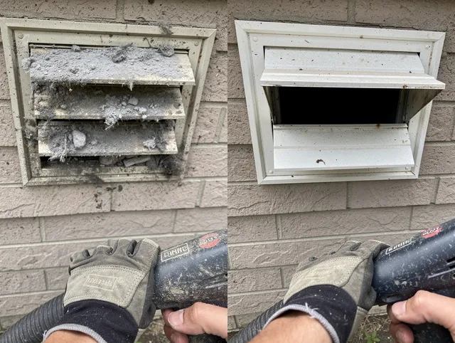 Professional dryer exhaust vent cleaning by Westwood Dryer Vent Cleaning in Westwood