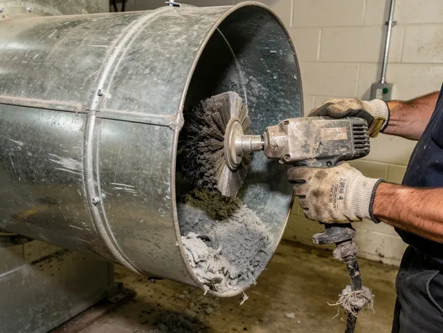 Industrial-grade dryer vent cleaning by Westwood Dryer Vent Cleaning in Westwood